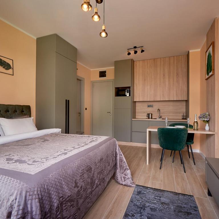 Casa Al Mare Residence, private studio, 1-st line, swimming pool - Deluxe King Studio - 17