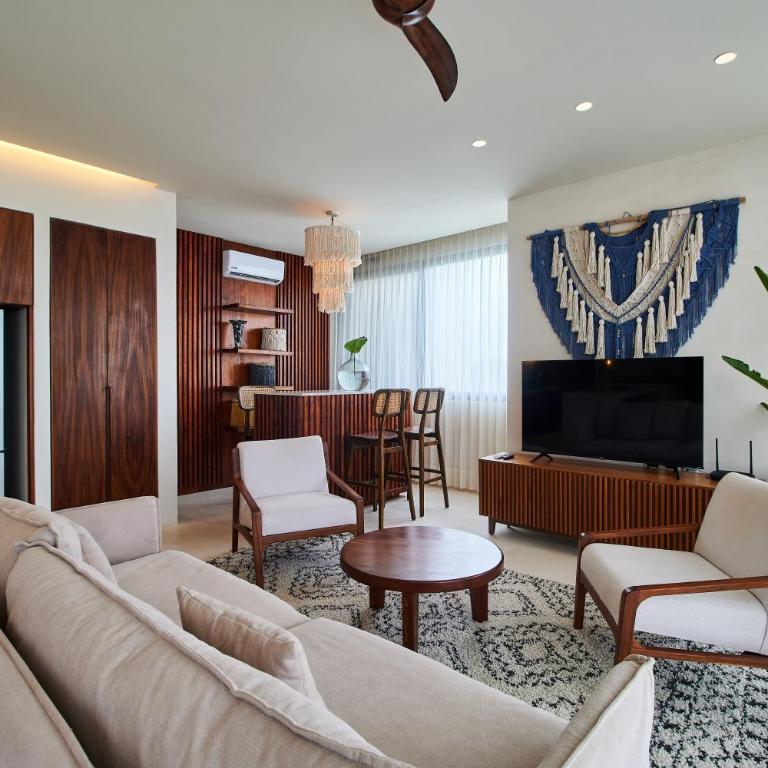Bohochic Penthouse 3BDR x Pool x Jungle views - Apartamento de 3 dormitorios - 15