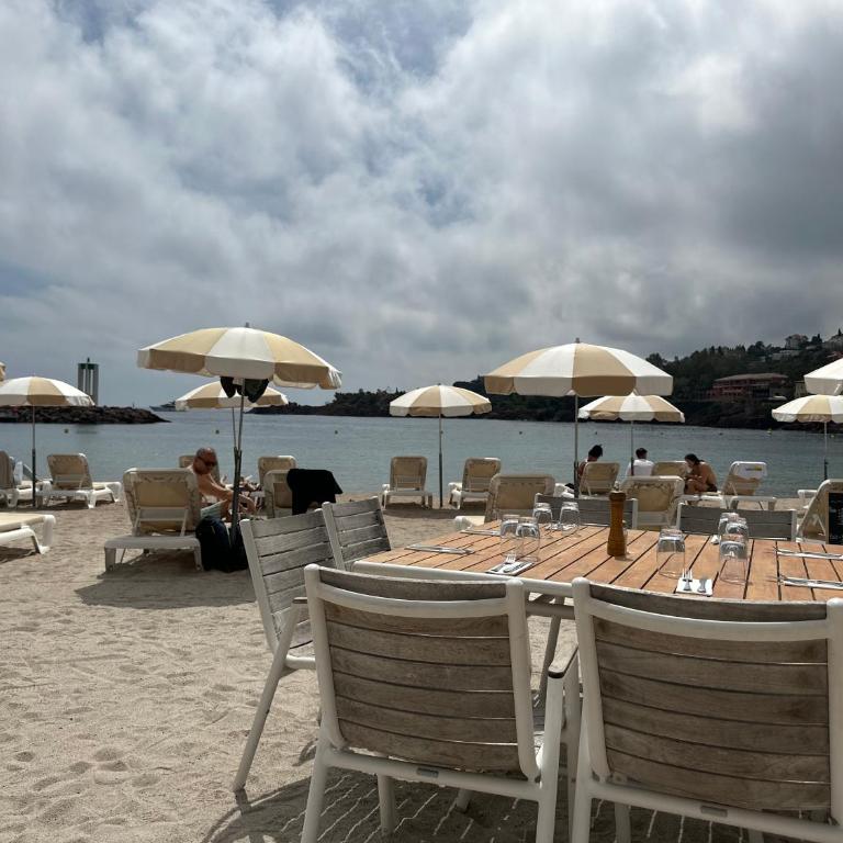 Vue mer et sur la baie de Cannes piscine 450m2 randonnée VTT au pied de l Esterel Manet - Appartement 1 Chambre - 15