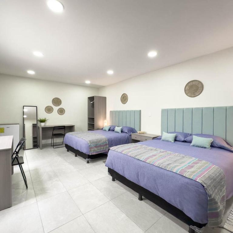 Casa Yautepec Condesa - Superior Queen Room with Two Queen Beds - 1