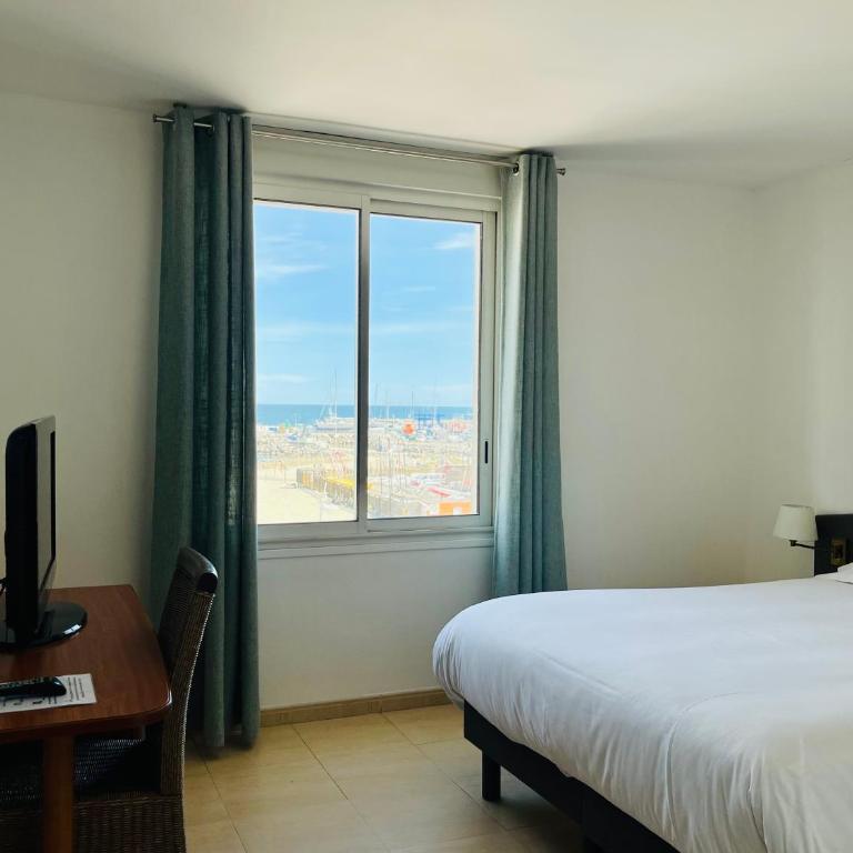Les Alizes - Chambre Double ou Lits Jumeaux - Vue sur Mer - 12
