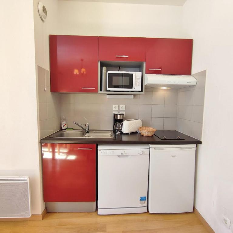 Frimousse, Studio, wifi, centre Luchon, casier à skis, ascenseur, 4 personnes - Estudio - 3