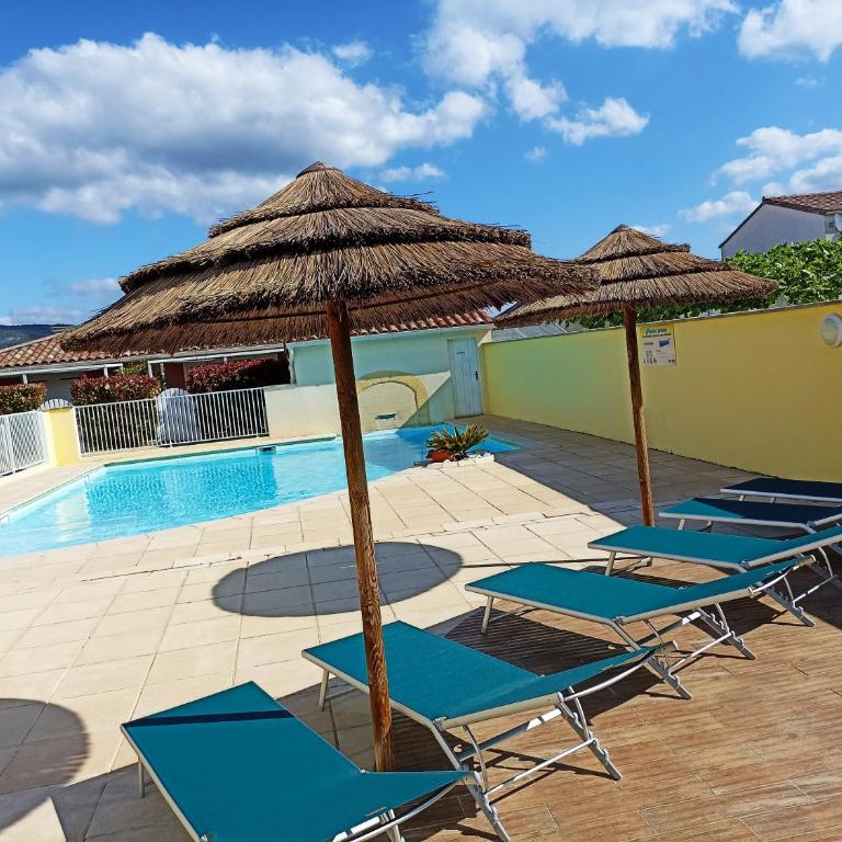 Gîte " Macha" classé 3 étoiles piscine Vallon Pont d'Arc - Maison 2 Chambres - 4