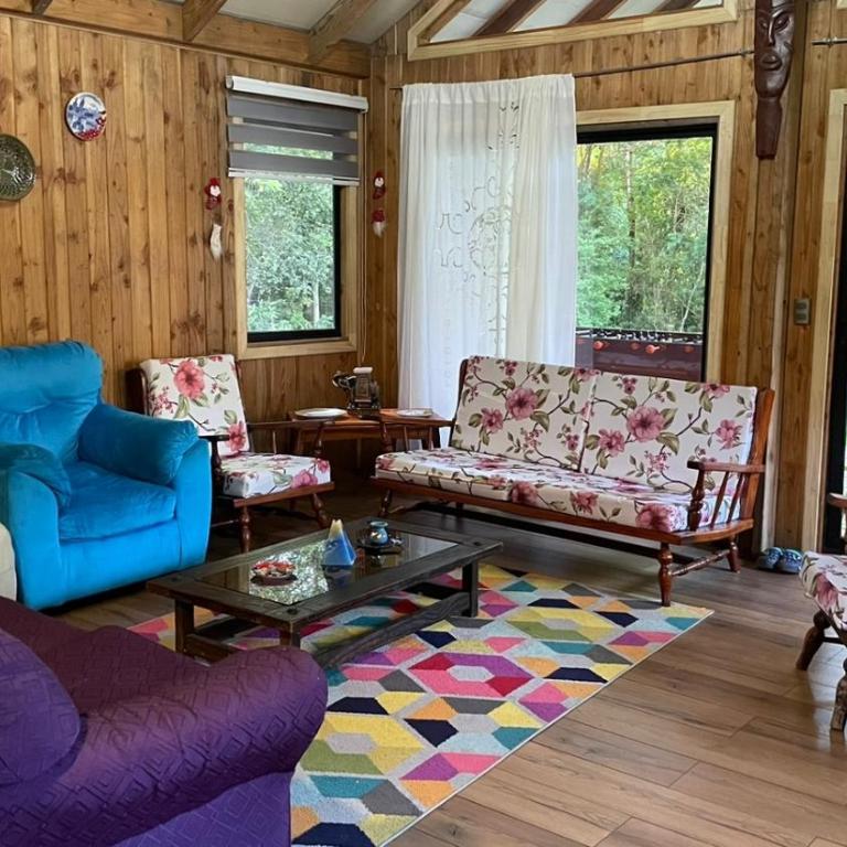 Cabaña del bosque con estero - Two-Bedroom House - 17
