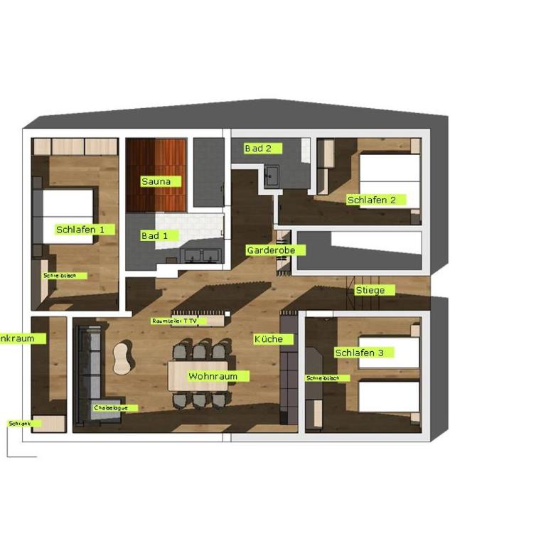 Biobauernhof Schneiderbauer - Apartment mit 3 Schlafzimmern - 12