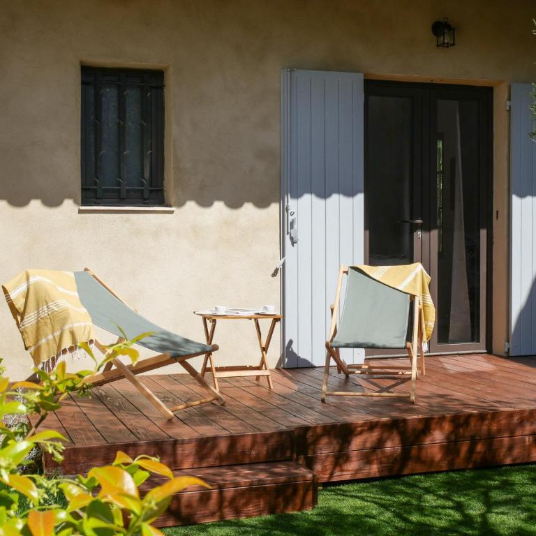 L'Espigoulié - Chambre Double avec Patio - 13