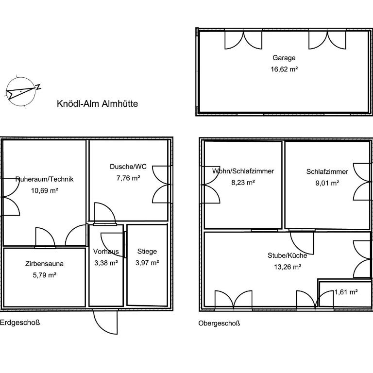 Knödl-Alm Waldhäusl - Haus mit 1 Schlafzimmer - 28