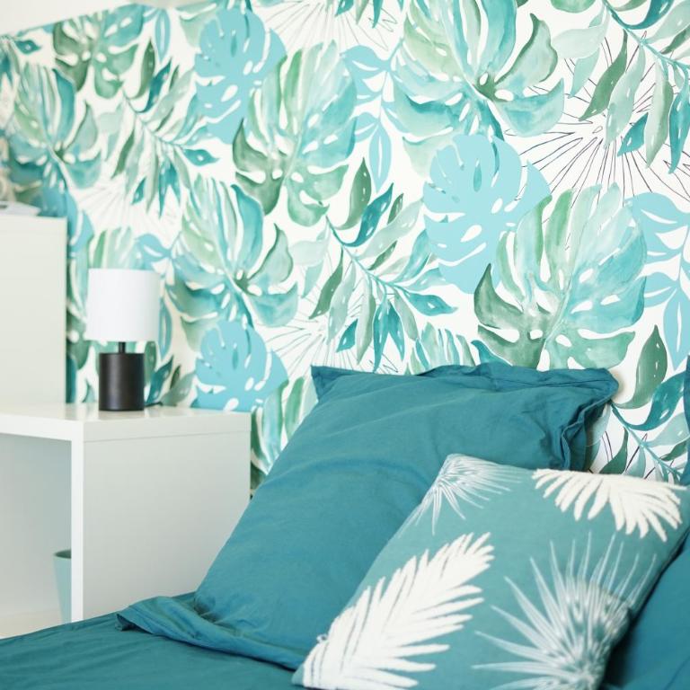 Les Volets Bleus - Chambre Double - Vue sur Piscine - 12