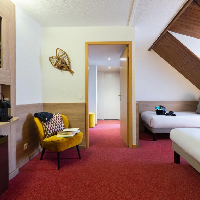 SOWELL HOTELS Mont Blanc et SPA - Chambre Double avec Lit d'Appoint - 1