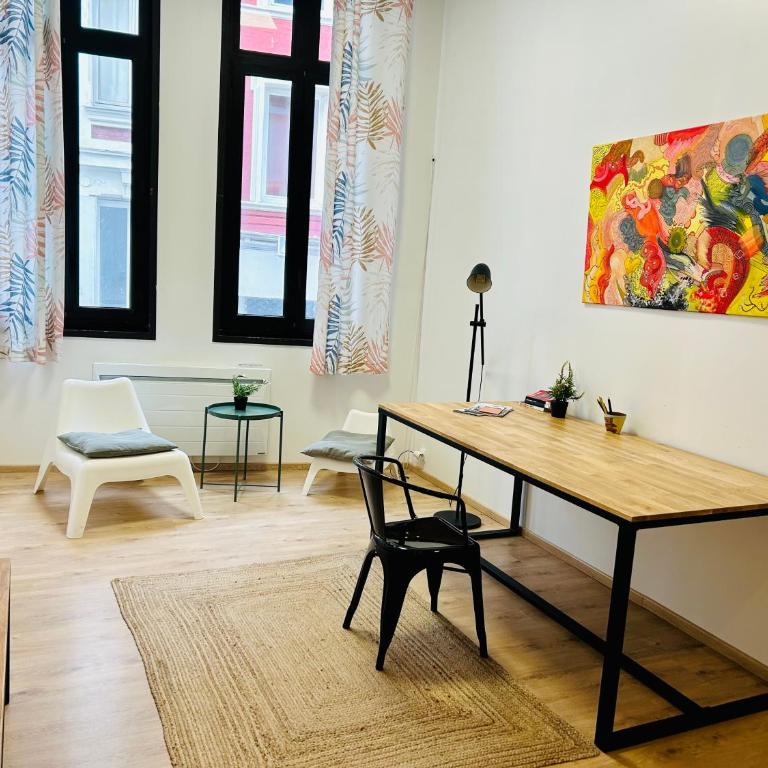 Grand appartement, 3 chambres, centre de Dieppe - Appartement 3 Chambres - 6