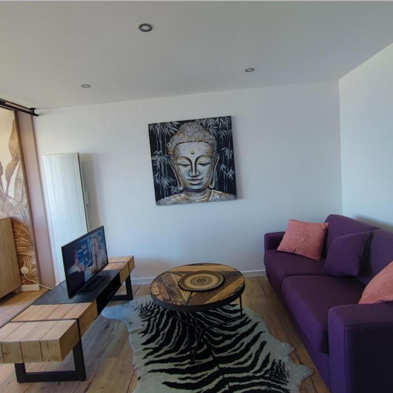 La Perle Bleue, 100 m de la plage, parking, wifi - Appartement - Vue sur Mer - 4