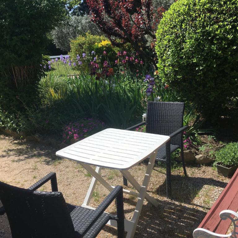 Le Nid au Pied du Mont Ventoux - Chambre Double - Vue sur Jardin - 1