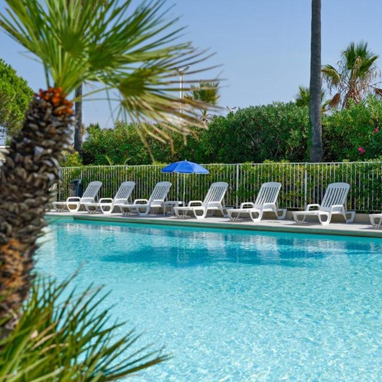 CAP HERMES PORT FREJUS VUE MER ET PORT PIEDS DANS L'EAU piscine pkg - Appartamento con 2 Camere da Letto, Balcone e Vista mare - 3