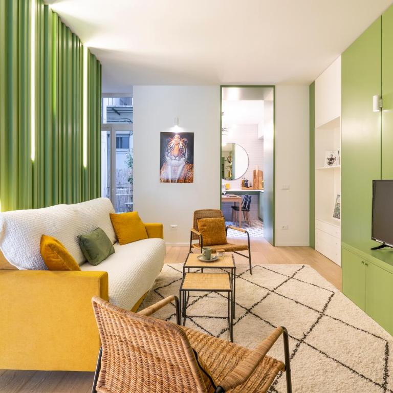 Nice Renting - BAVASTRO - Luxurious Loft - 2 BedRoom - AC - Balcony - Trendy Neighborhood - Appartement 2 Chambres - 7