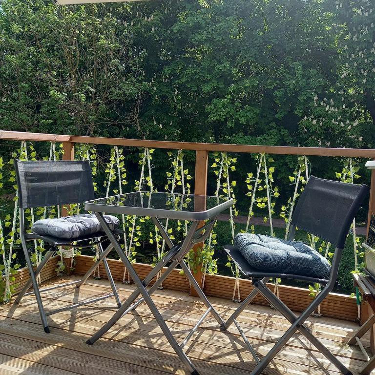 Appartement atypique indépendant sur péniche - Appartement avec Terrasse - 45