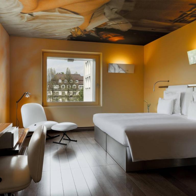 The Hotel Lucerne, Autograph Collection - Junior Ecksuite mit 1 Kingsize-Bett und Parkblick - 2