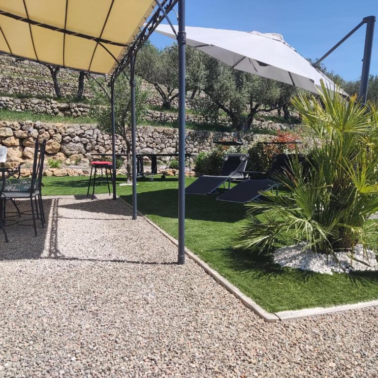 Villa Maya Blanca entre côte d́́́ Azur et gorges du Verdon et recharge voiture électrique - Studio - Vue sur Piscine - 6