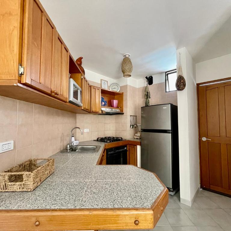 A pasos de la playa! Acogedor apartamento en Bello Horizonte con Balcón I WiFi - One-Bedroom Apartment - 12