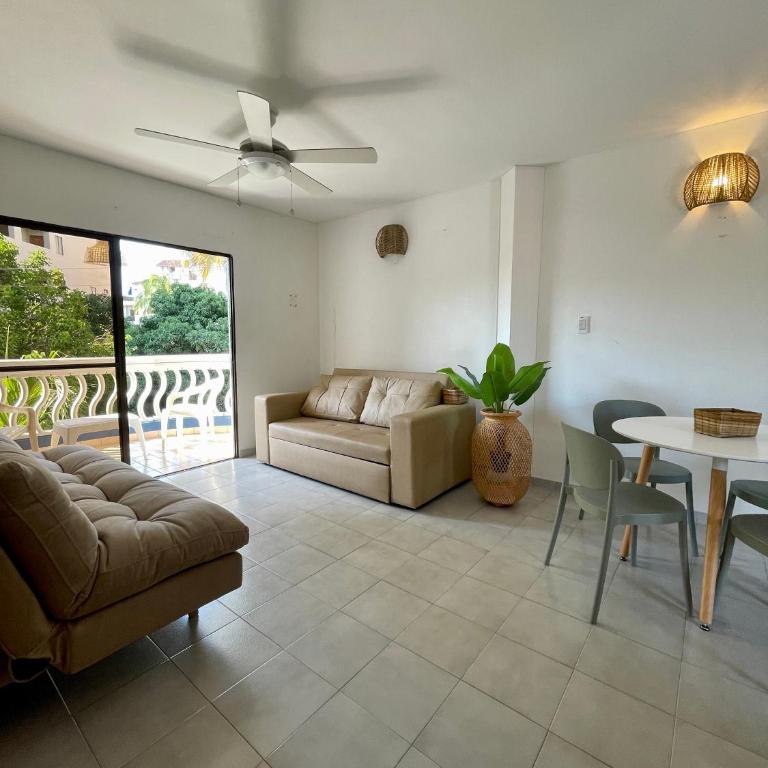 A pasos de la playa! Acogedor apartamento en Bello Horizonte con Balcón I WiFi - Apartamento de 1 dormitorio - 6
