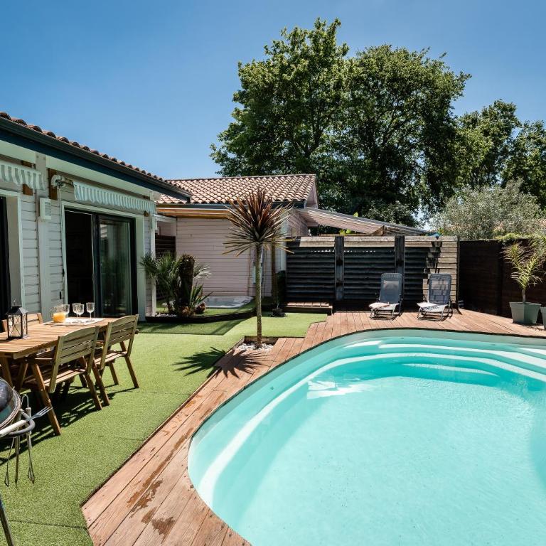 Villa Eden Bleu - Piscine et jacuzzi privé - Logement classé 4 étoiles - Maison de Vacances - 30