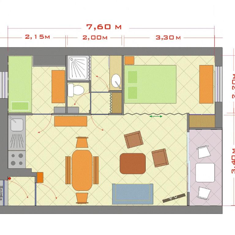 SOL Y MAR Location 4 personnes St Cyprien 2 étoiles FNAIM - Apartamento de 2 dormitorios - 6