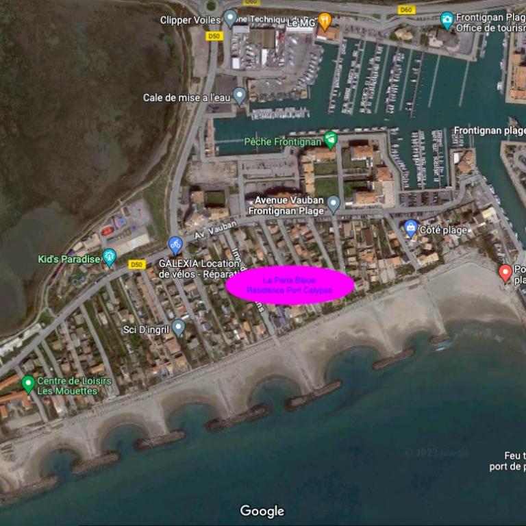 La Perle Bleue, 100 m de la plage, parking, wifi - Appartement - Vue sur Mer - 17