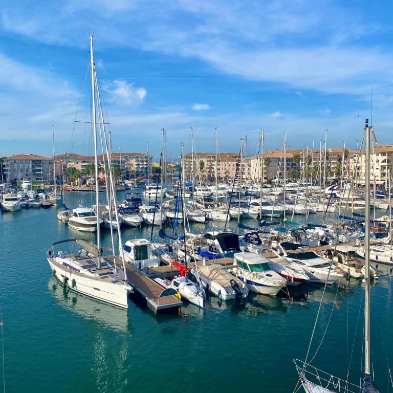 Port-Fréjus, LE CONSUL, appartement 2 pièces climatisé, terrasse & parking - Appartamento con 1 Camera da Letto - 77