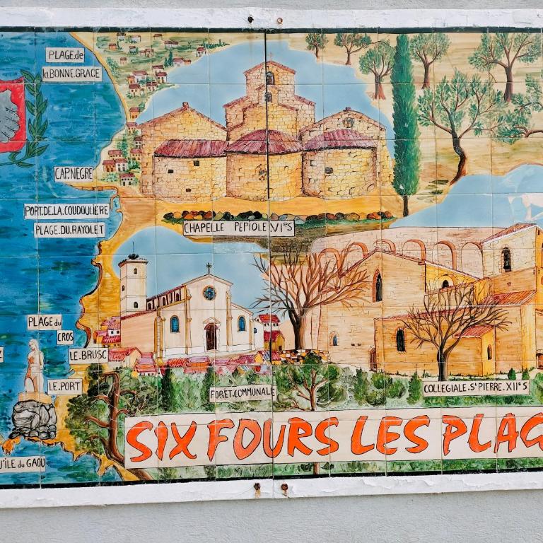 Six Fours les Plages - Le Brusc - Studio vue mer, climatisé - Monolocale con Divano-Letto - 19
