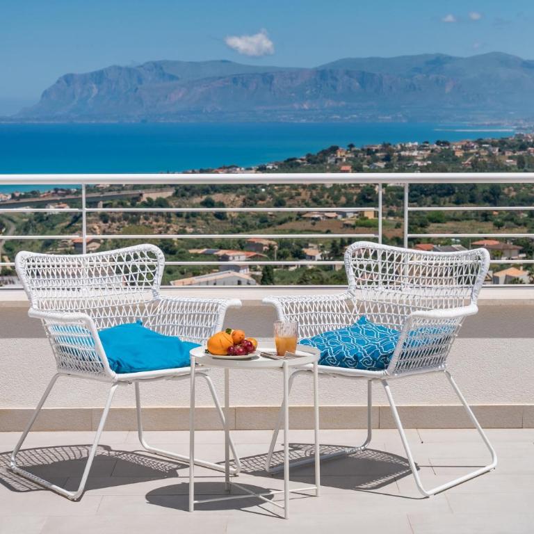 Villa Maria con piscina e vista mare - Camera Matrimoniale con Vista Mare - 21