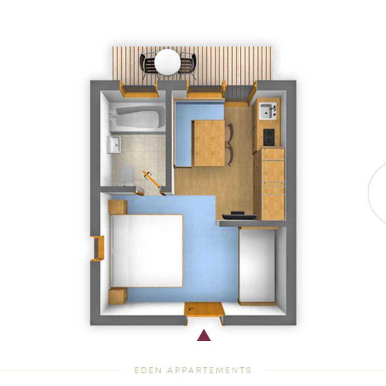Eden Appartements - Studio-Apartment (3 Erwachsene) - 7