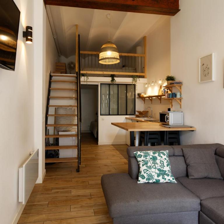 Sleep in Montpellier, Molly, centre, gare, 2 ch, Tram St-Denis - Apartment mit 2 Schlafzimmern - 16