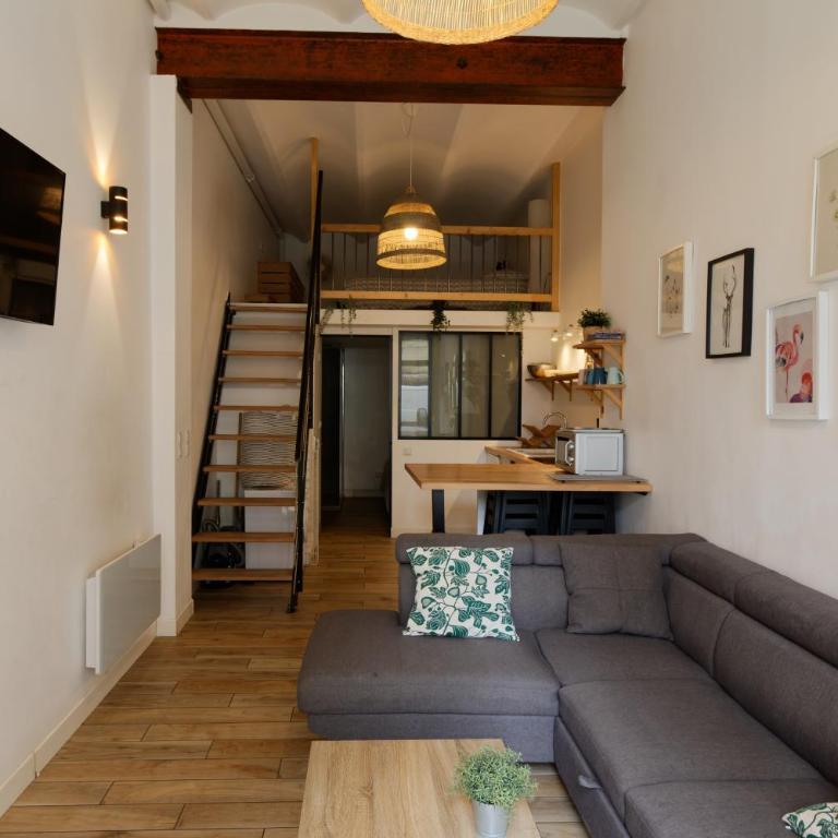 Sleep in Montpellier, Molly, centre, gare, 2 ch, Tram St-Denis - Apartment mit 2 Schlafzimmern - 8