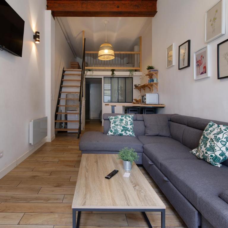 Sleep in Montpellier, Molly, centre, gare, 2 ch, Tram St-Denis - Apartment mit 2 Schlafzimmern - 11
