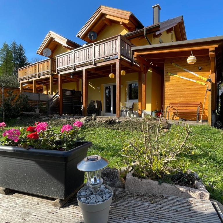 Dreiländerblick, Sauna en tafeltennis en 150 meter van piste - Ferienhaus - 1