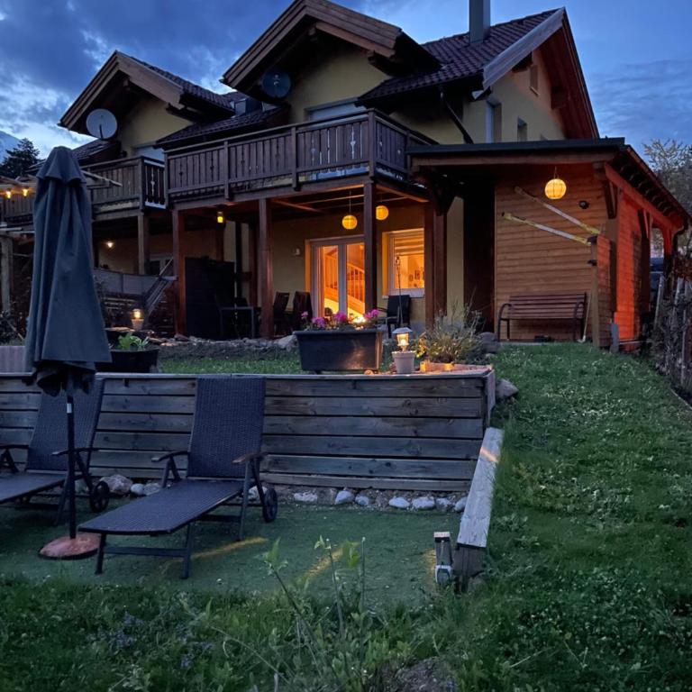 Dreiländerblick, Sauna en tafeltennis en 150 meter van piste - Ferienhaus - 4