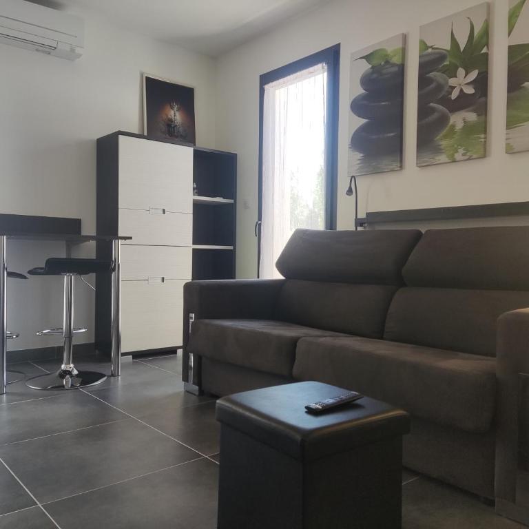 Villa Maya Blanca entre côte d́́́ Azur et gorges du Verdon et recharge voiture électrique - Studio - Vue sur Piscine - 17