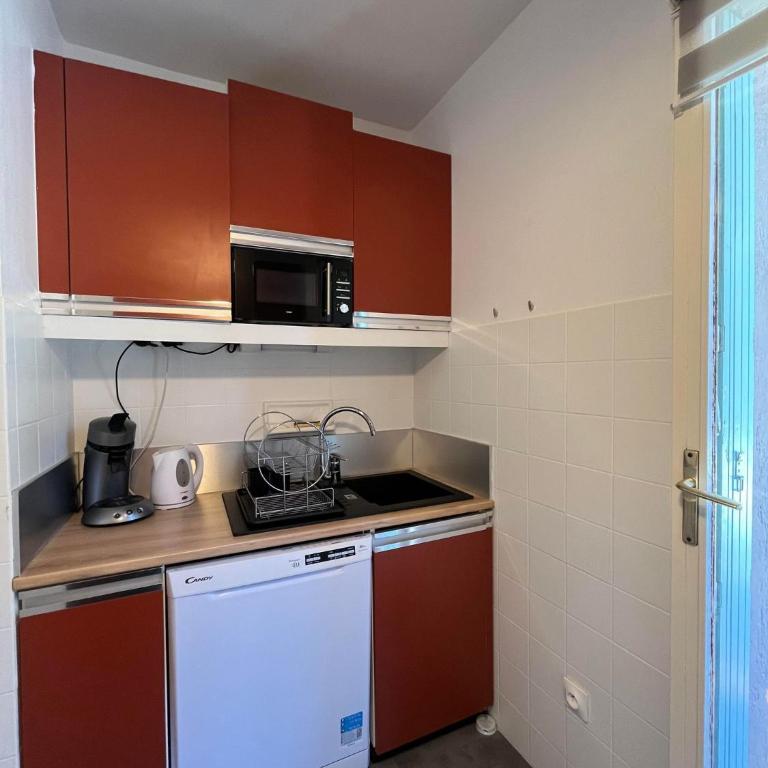 4PA76 Appartement avec piscine et parking - Apartment mit 1 Schlafzimmer - 6