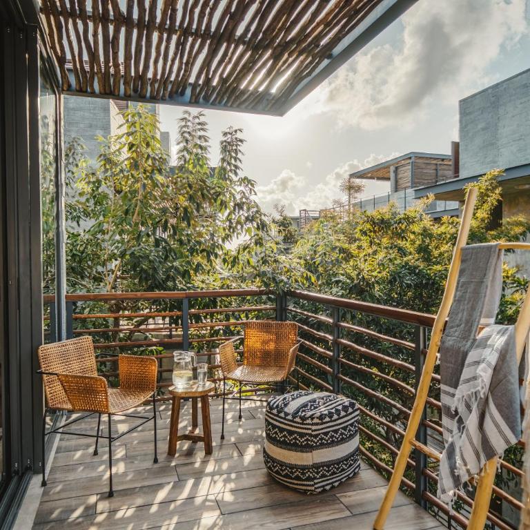 Luxury 2BR Penthouse Tulum Private Pool Cenote - Double Room with Balcony - 4
