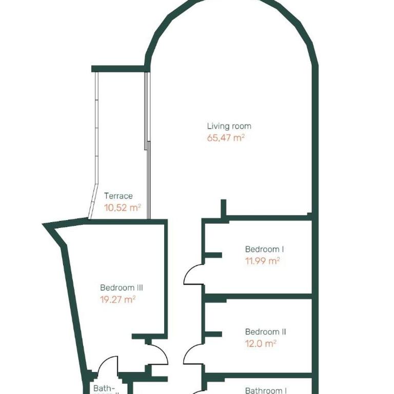Vidikovac Marble House - Apartman sa 3 Spavaće Sobe - 3