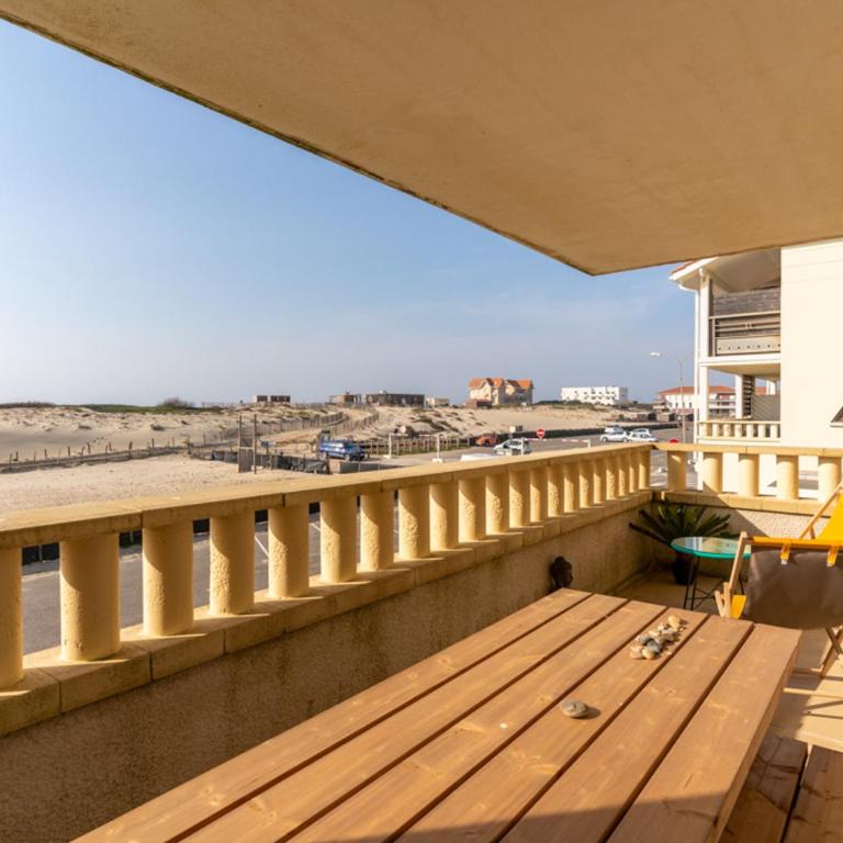 Appartement T3 rénové face à la dune, 6 pers., piscine, plage à pied - Biscarrosse - FR-1-319-489 - Appartement - 7