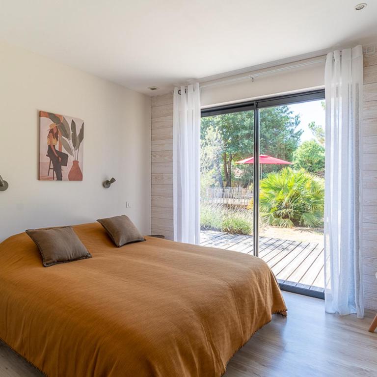 Villa familiale 10 pers. à Biscarrosse avec piscine chauffée, près du lac et des pistes cyclables - FR-1-319-488 - Villa - 8