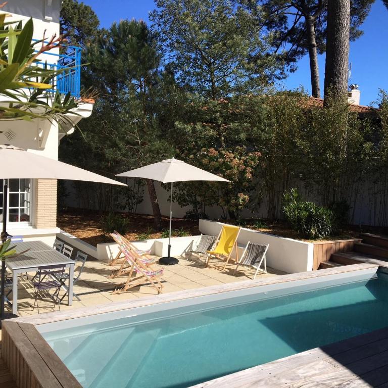 Villa moderne 4 chambres, piscine chauffée, Wi-Fi, proche plage et commerces, Arcachon - FR-1-374-147 - Villa (8 Adults) - 22