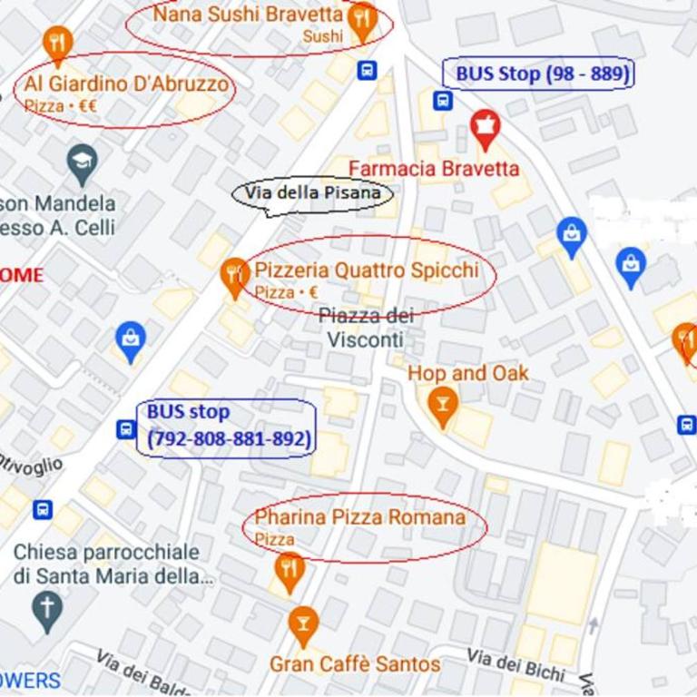 appartamento vicino via della Pisana - Apartment mit 3 Schlafzimmern - 28