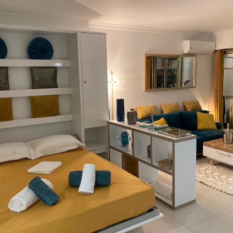 Appartement de standing Le Velvet Bay climatisé en bord de mer - Estudio - 11