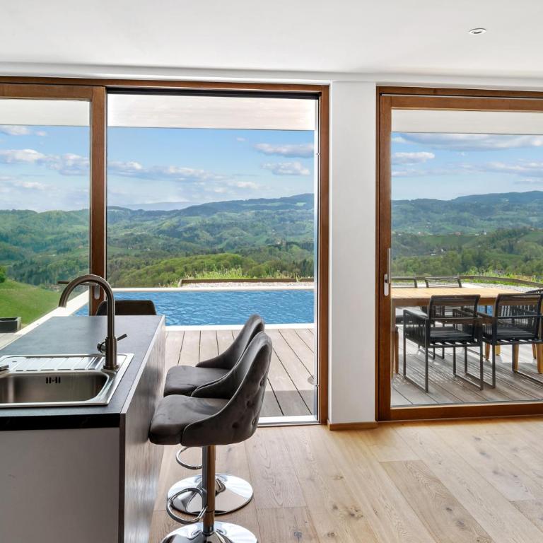 Luxus Chalet Moritz mit Poolnutzung - Apartment mit Blick auf die Berge - 15