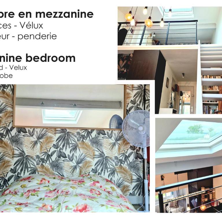 Studio mezzanine entier à 5min de la plage et de St tropez - Appartement 1 Chambre - 5