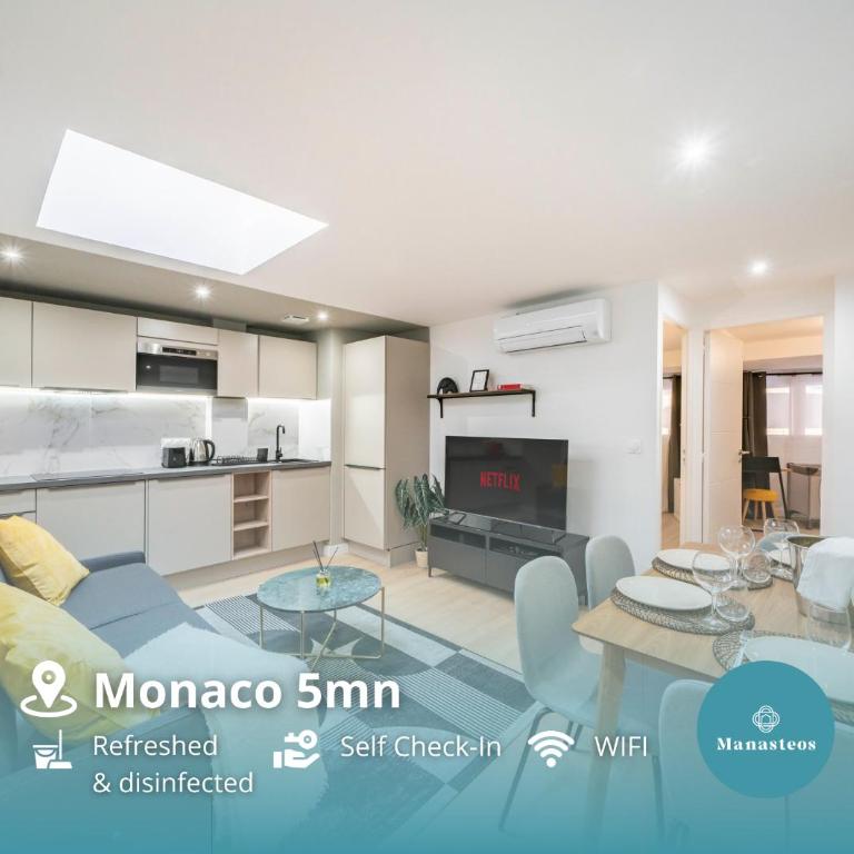 5mn à pied Monaco - Hypercentre - AQ - Appartement 2 Chambres - 1
