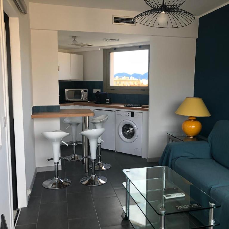 Esterel Terrasses, roof top front de mer, parking payant - Appartement 1 Chambre avec Balcon et Vue sur Mer - 4