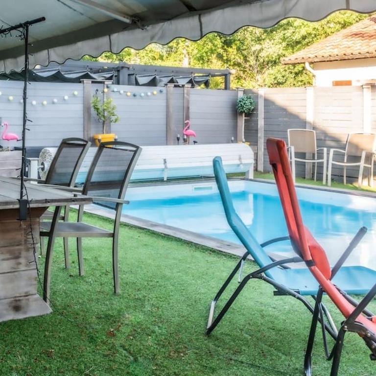 Détente Spa et Piscine au Bassin d'Arcachon - Two-Bedroom Apartment - 14