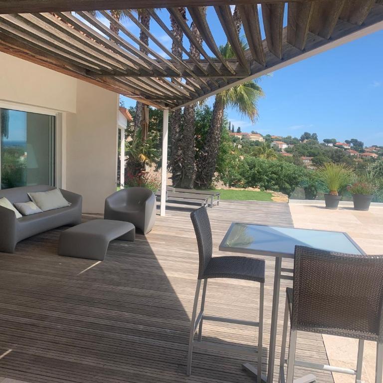Maison villa contemporaine vue mer à Hyères var - Villa mit 3 Schlafzimmern - 11